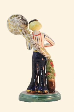 Статуэтка "Клоун с сузафоном"